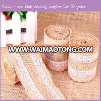 k5539 Cheap burlap lace roll, burlap ribbon, burlap fabric